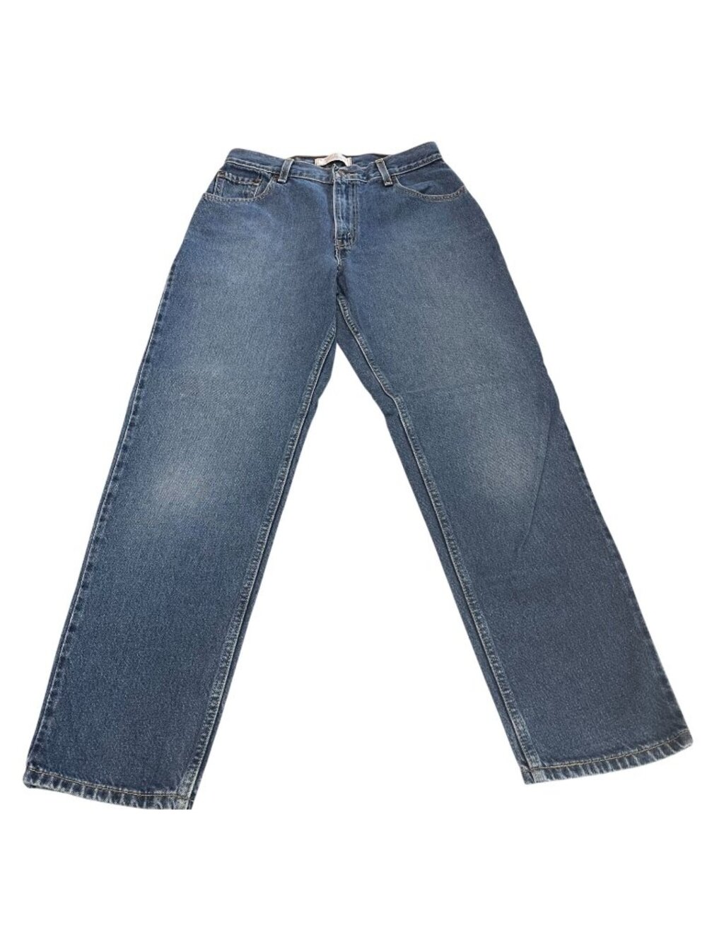 Levi's Signature Women's Relaxed Fit Jeans 10 Blue Mid Rise Straight Leg Casual